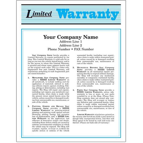 Repair and Warranty Information .
